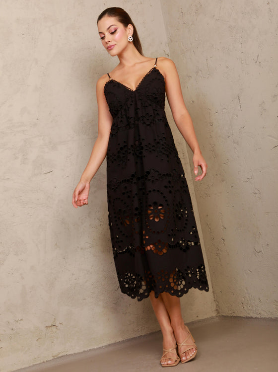 Summer Eyelet Maxi Dress-1