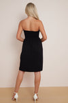 Black Bandeau Summer Dress-3