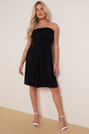 Black Bandeau Summer Dress-1
