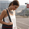 Honeycomb Recycled Rubber Necklace-1