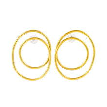  Dira Recycled Brass Statement Earrings-0