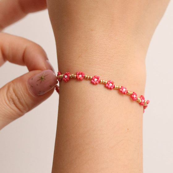 Flower Bracelet Handmade-1