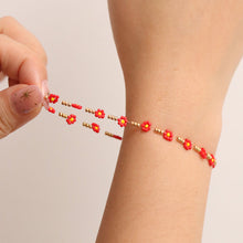  Flower Bracelet Handmade-0