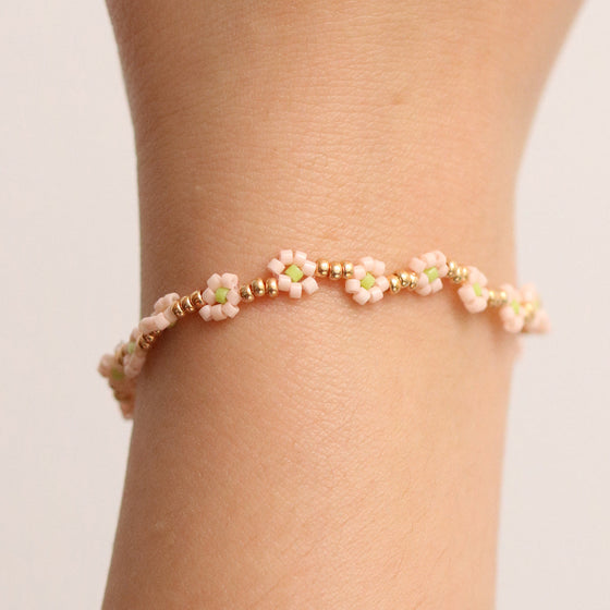 Flower Bracelet Handmade-2