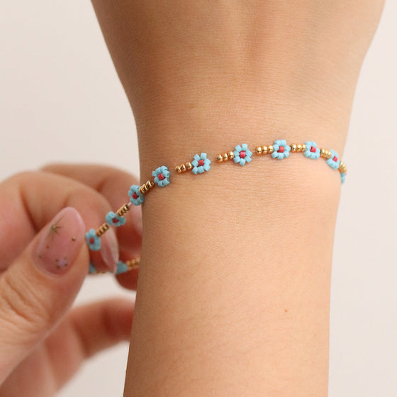 Flower Bracelet Handmade-6