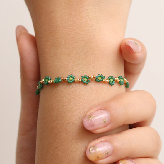 Flower Bracelet Handmade-4