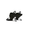 Artistic Glow Ankle Strap Pivot Heel Sandals-4