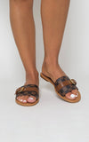 Open Toe Flat Sandals-1