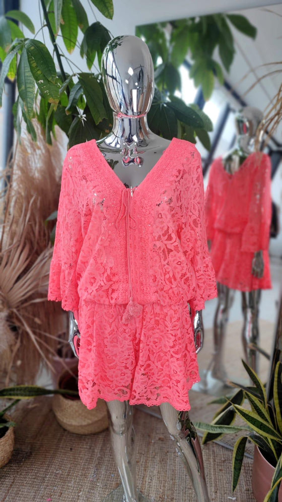 Bambi Lace Short Set