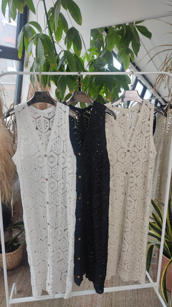 Crochet Button front