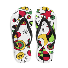  Joan Miro Peces de Colores (Colorful Fish) Artwork Flip-Flops-0